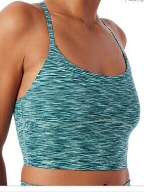 Outdoor Voices Crossback Sports Bra Flow Blue